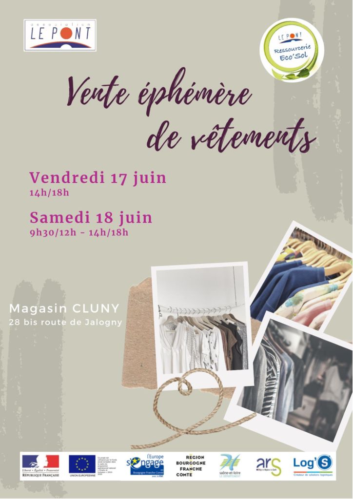 thumbnail of affiche Vente magasin CLUNY