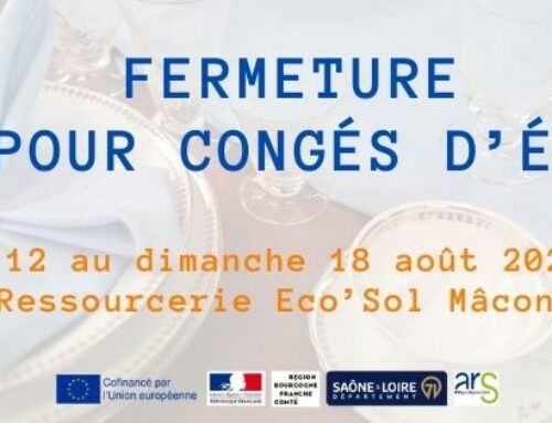 Eco’Sol Mâcon : fermeture congés d’été