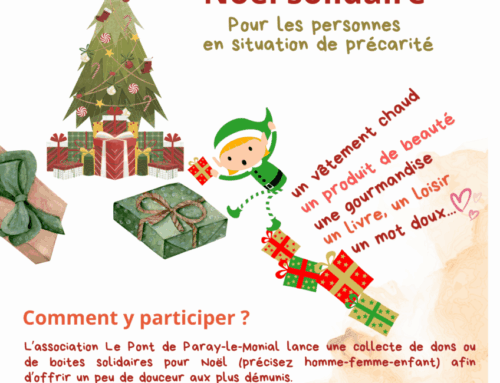 Collecte des boîtes de Noël Solidaire – PARAY et CLUNY